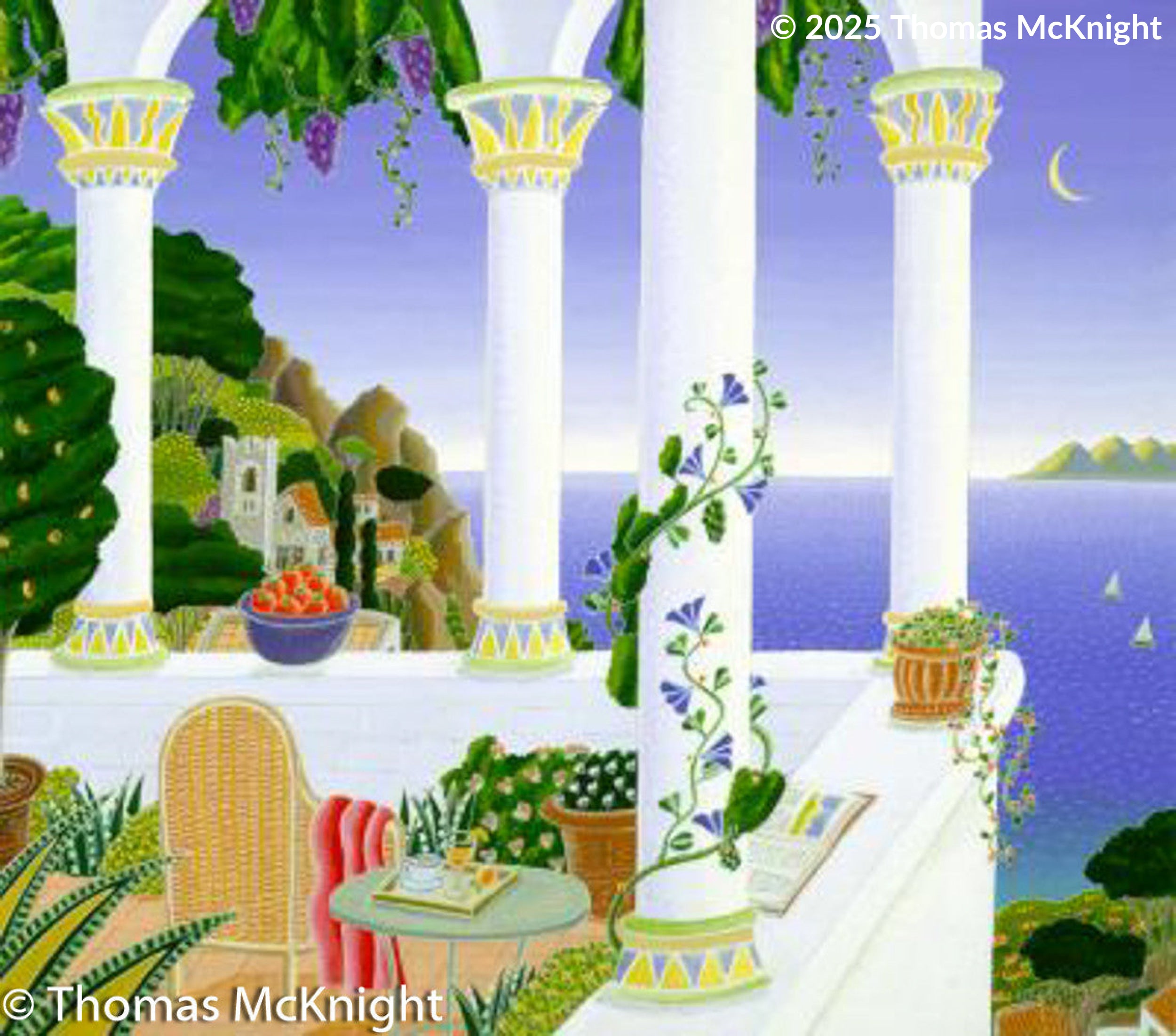 Amalfi Belvedere Paper silkscreen