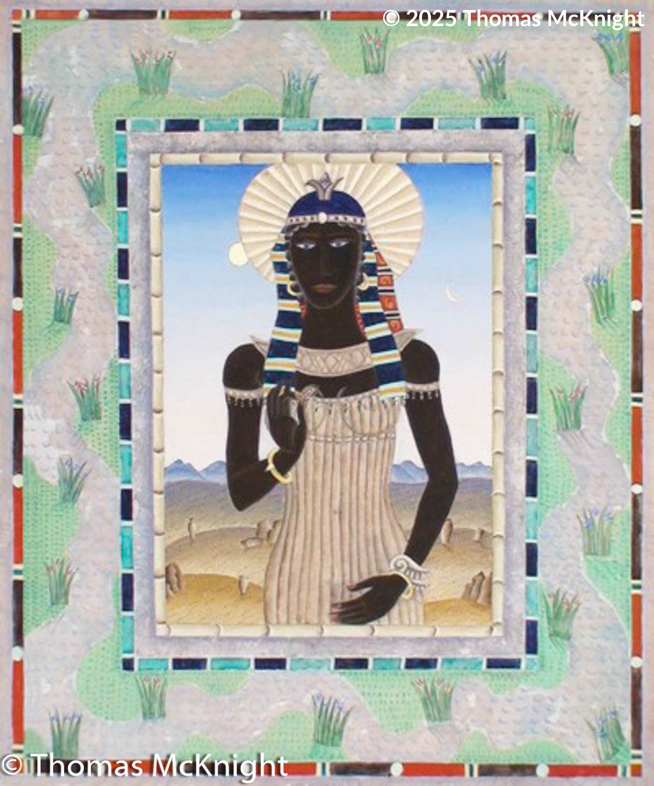 Dark Isis Acrylic on Canvas acrylic on canvas