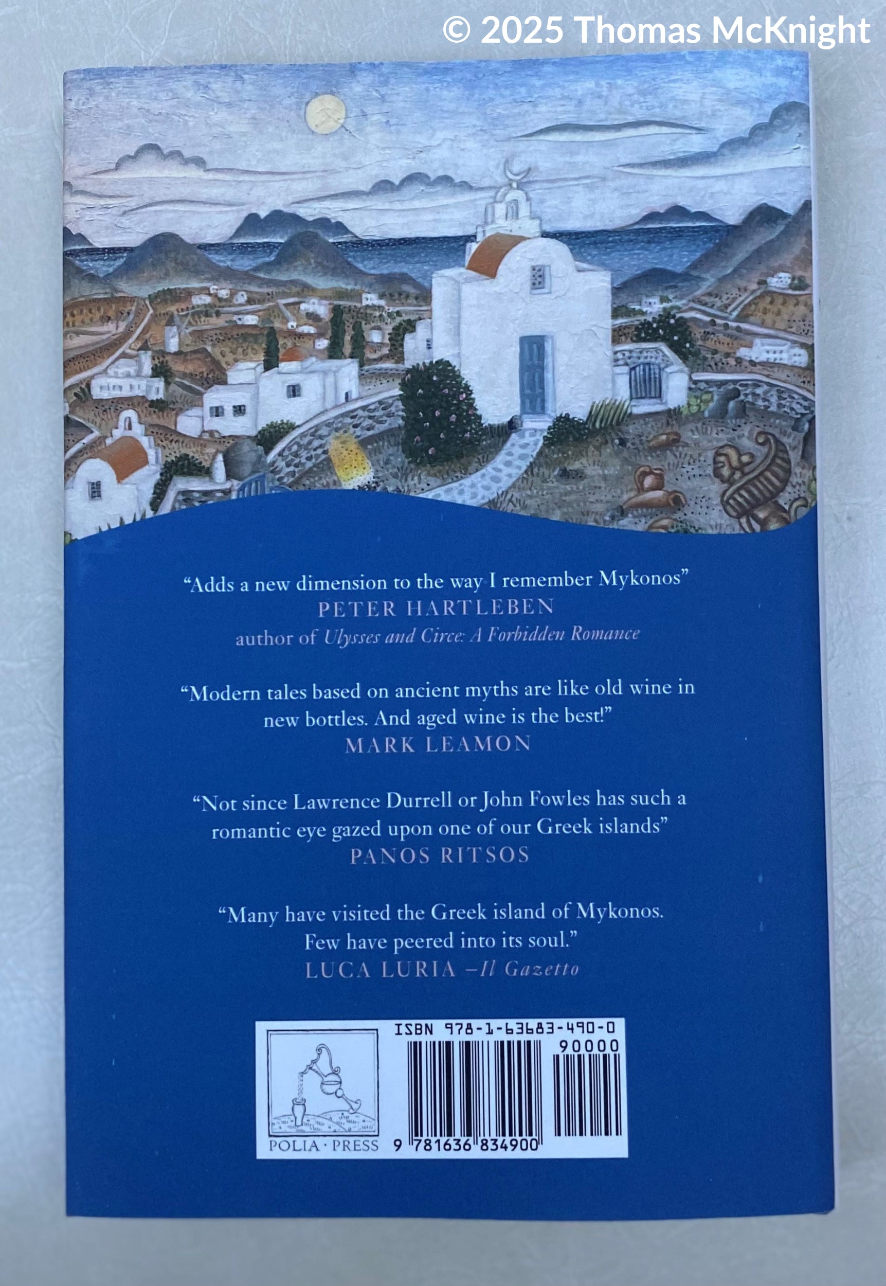 Thomas McKnight’s Tales of Mykonos Paperback books