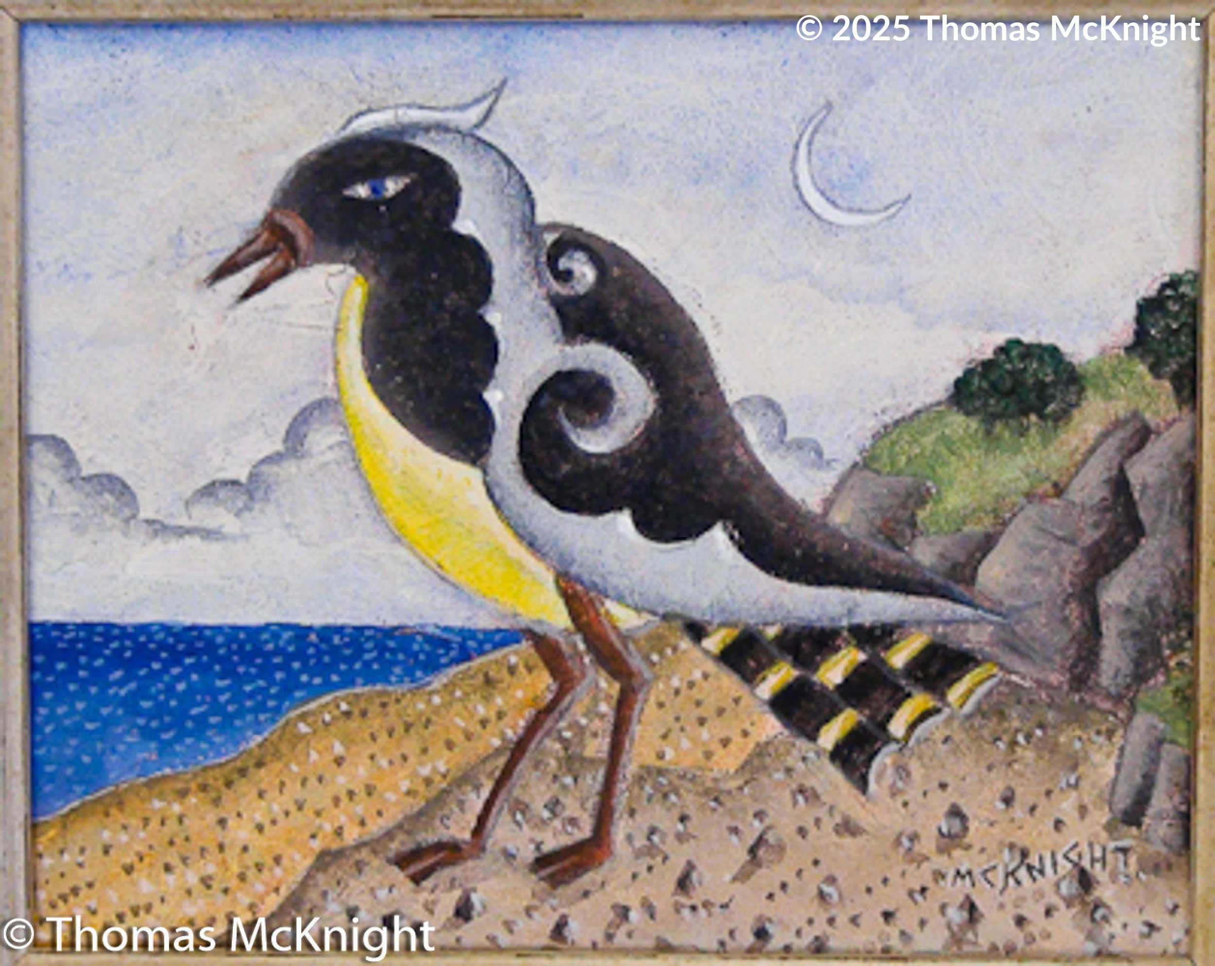 Yellow Bird Acrylic on Canvas acrylic on canvas