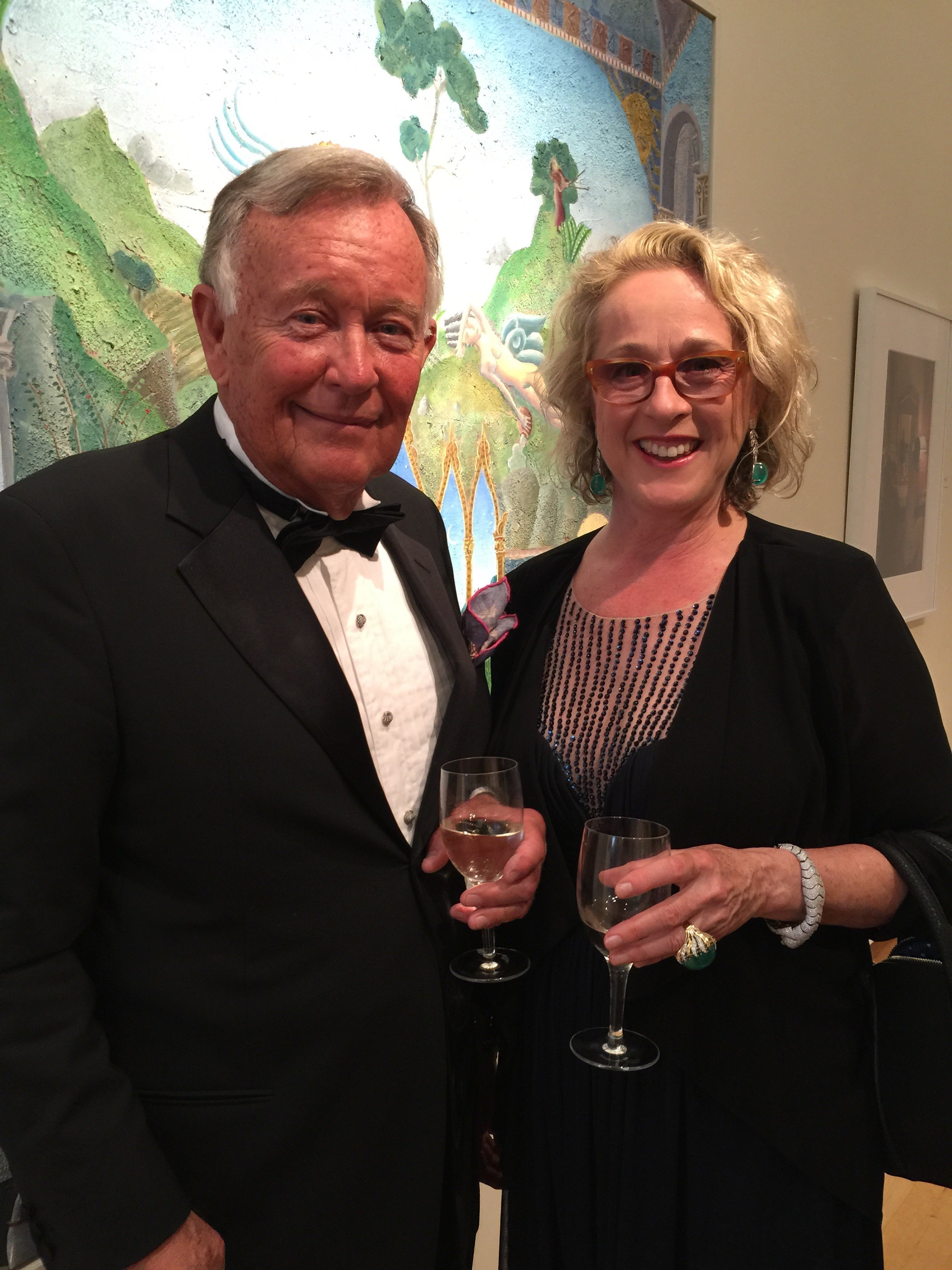 Thomas McKnight and his wife Renate at the Spring Art Gala at the New Britain Museum of American Art
