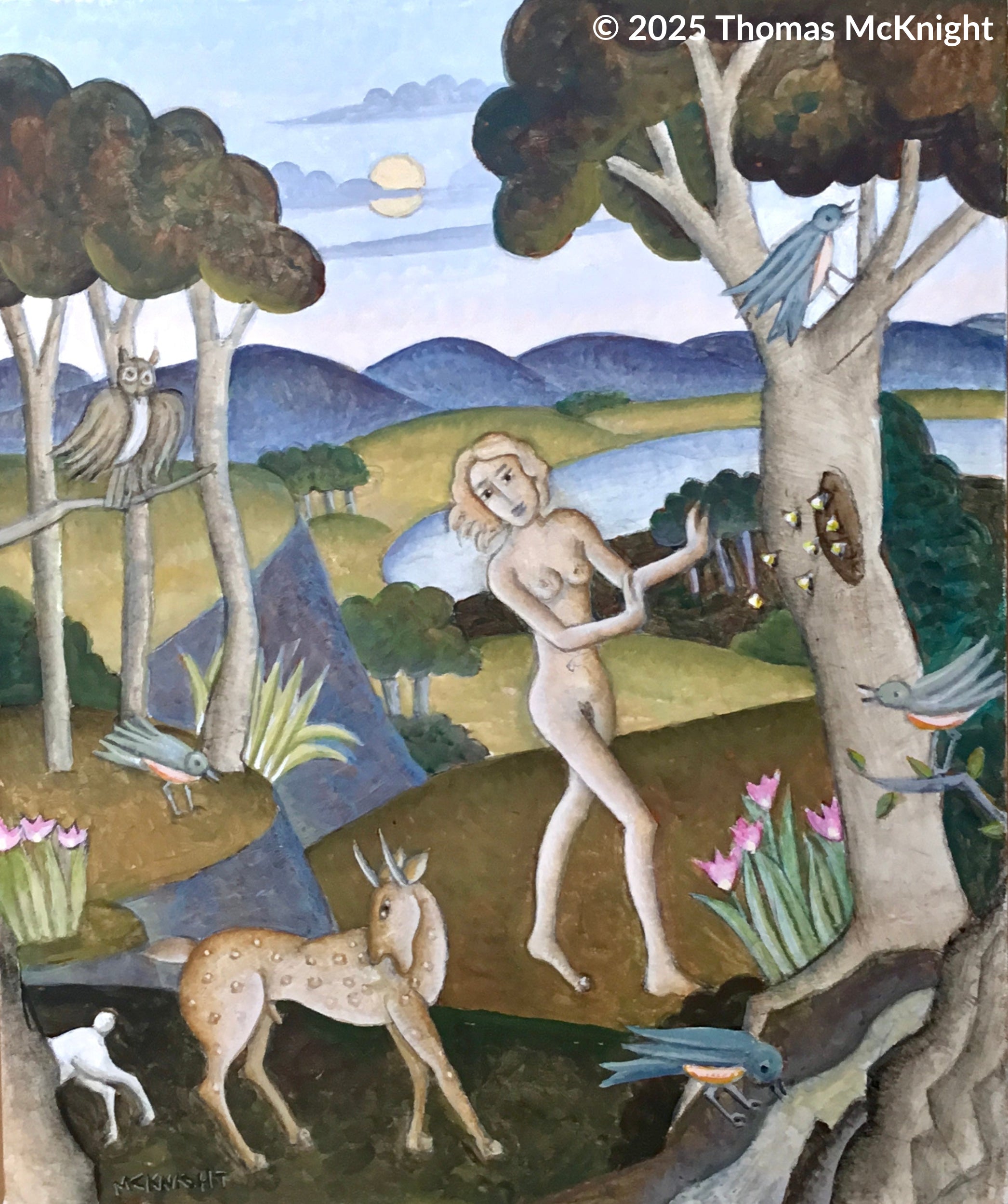 Dryad with Goat